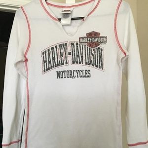 Womens Harley Davidson long sleeve Thermal Shirt